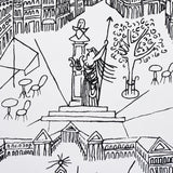 2705780 Views Of Paris Black and White Wallpaper