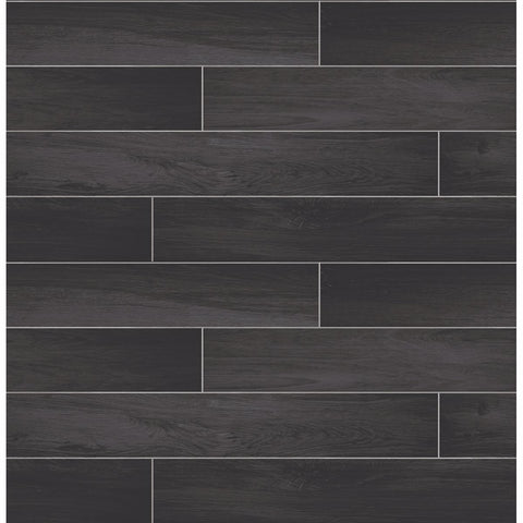 2716-23820 Titan Black Wood Wallpaper