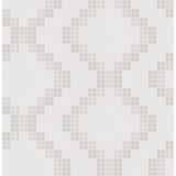 2716-23865 Mosaic Taupe Grid Wallpaper
