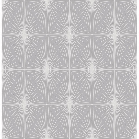 2716-23871 Starlight Grey Diamond Wallpaper
