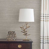 2732-80032 Liaohe Silver Grasscloth Wallpaper