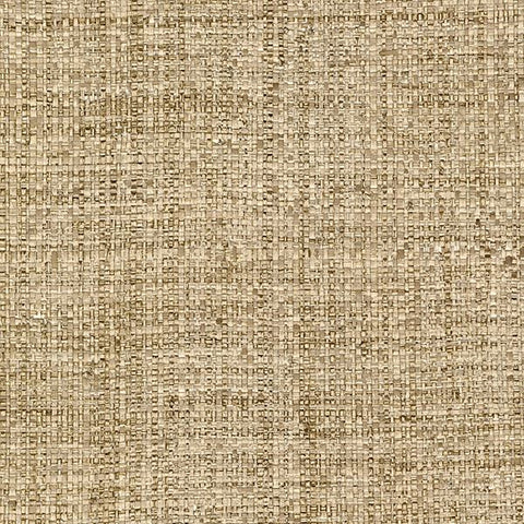 2732-80047 Mindoro Brown Grasscloth Wallpaper