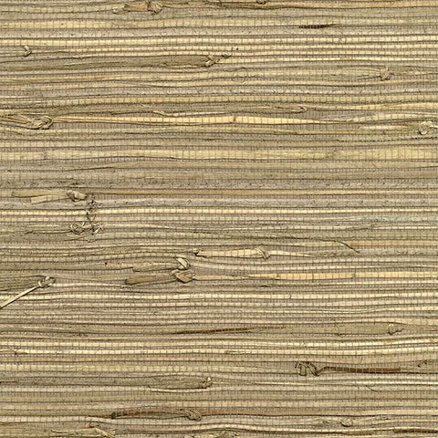 2732-80084 Anhui Brown Grasscloth Wallpaper