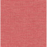 2744-24117 Exhale Coral Faux Grasscloth Wallpaper