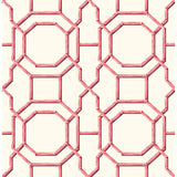 2744-24152 Summer Coral Trellis Wallpaper