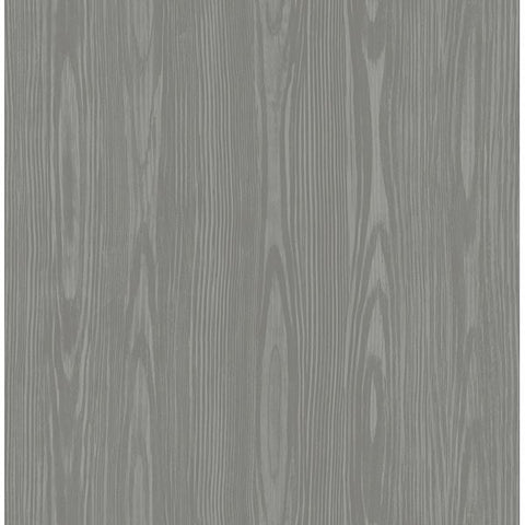 2744-24153 Illusion Grey Faux Wood Wallpaper