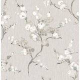 2764-24306 Bliss Taupe Blossom Wallpaper
