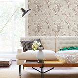 2764-24307 Bliss Coral Blossom Wallpaper