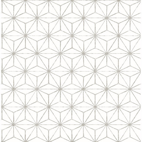 2764-24310 Orion Grey Geometric Wallpaper