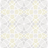 2764-24338 Zazen Yellow Geometric Wallpaper