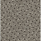 2764-24340 Bento Brown Geometric Wallpaper
