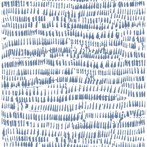 2764-24357 Runes Blue Brushstrokes Wallpaper