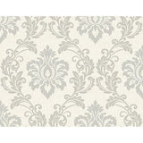  2765-BW40108 Adela Ivory Twill Damask Wallpaper