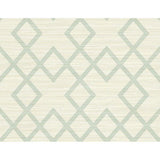  2765-BW40404 Vana Seafoam Woven Diamond Wallpaper