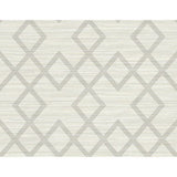 2765-BW40408 Vana Light Grey Woven Diamond Wallpaper