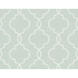  2765-BW40502 Malo Aqua Sisal Ogee Wallpaper