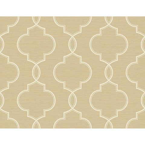 2765-BW40507 Malo Wheat Sisal Ogee Wallpaper