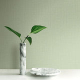 2765-BW40804 Oriel Light Green Fine Linen Wallpaper