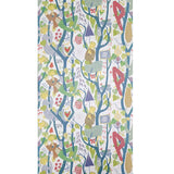 2782-1757, 11264 Abstract white blue red multicolor melodi folk revel wallpaper rolls