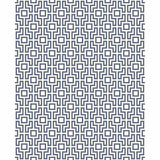 2782-24535 Boxwood Blue Geometric Wallpaper
