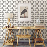 2782-24540 Ashbury Grey Retro Wallpaper