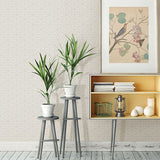  2782-24547 Prism White Geometric Wallpaper