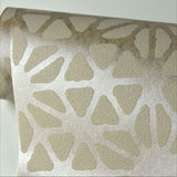 2782-24548 Prism Taupe Geometric Wallpaper