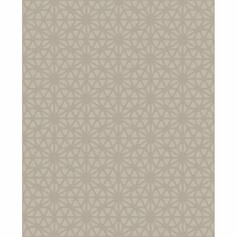2782-24548 Prism Taupe Geometric Wallpaper