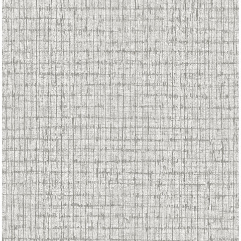 2785-24850 Graphite Palm Weave Wallpaper