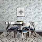 2793-24706 Allure Blue Floral Wallpaper