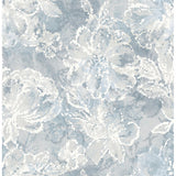 2793-24706 Allure Blue Floral Wallpaper