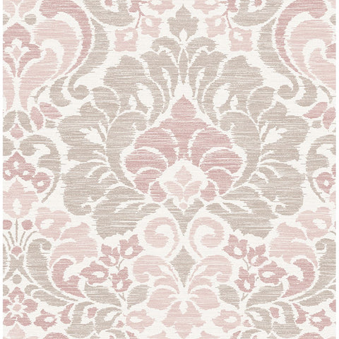  2793-24734 Garden of Eden Pink Damask Wallpaper