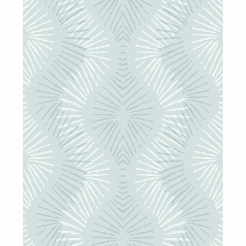 2793-87324 Feliz Seafoam Beaded Ogee Wallpaper