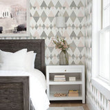 2821-25128 Trilogy Light Pink Geometric Wallpaper