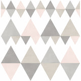 2821-25128 Trilogy Light Pink Geometric Wallpaper