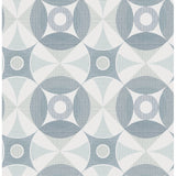 2821-25132 Ellis Teal Geometric Wallpaper