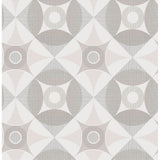 2821-25133 Ellis Light Brown Geometric Wallpaper