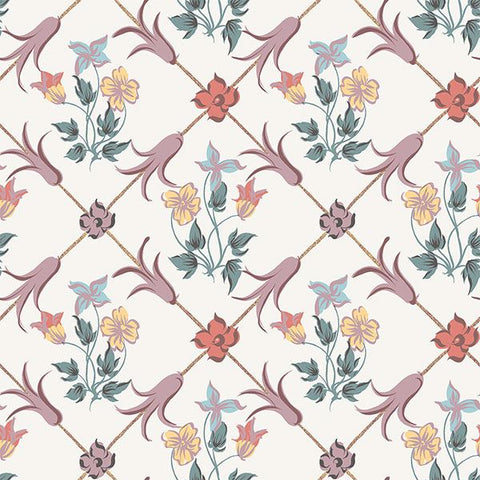 2827-4504 Tessin Multicolor Floral Geometric Wallpaper