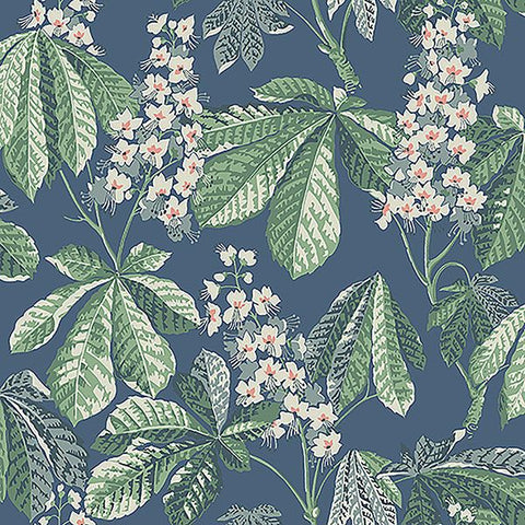 2827-7201 Chestnut Blossom Slate Floral Wallpaper
