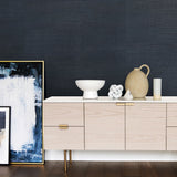 2829-80015 Victoria Indigo Grasscloth Wallpaper