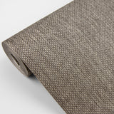 2829-80080 Gaoyou Taupe Paper Weave Wallpaper