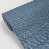 2829-82026 Lamphu Blue Grasscloth Wallpaper
