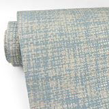 2829-82038 Arlyn Light Blue Grasscloth Wallpaper