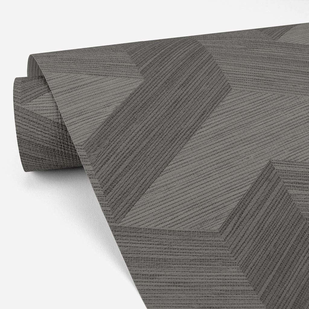 2829-82067 Y Knot Grey Geometric Texture Wallpaper – wallcoveringsmart