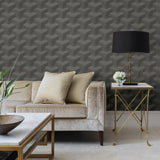 2829-82067 Y Knot Grey Geometric Texture Wallpaper