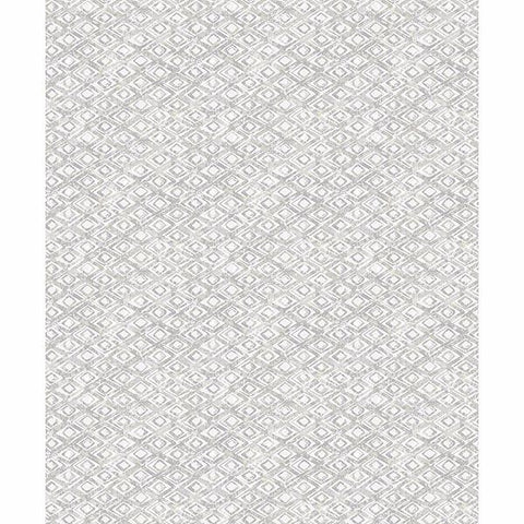 2838-IH2205 Delilah Light Grey Diamond Wallpaper