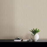 2838-IH2243 Kinsley Beige Textured Stripe Wallpaper