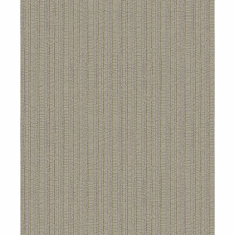 2838-IH2244 Kinsley Coffee Textured Stripe Wallpaper