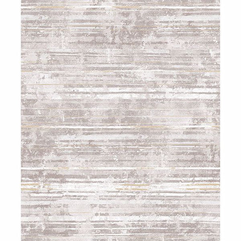 2838-IH2257 Makayla Mauve Distressed Stripe Wallpaper