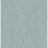 2861-25420 Raffia Aqua Faux Grasscloth Wallpaper
